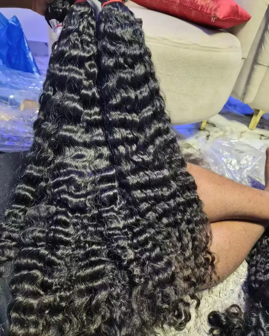 Hot Selling Virgin Human Hair Brazilian Deep Wave Wholesale Hair Bundle Cut Girl Virgin Human Bundle Hair