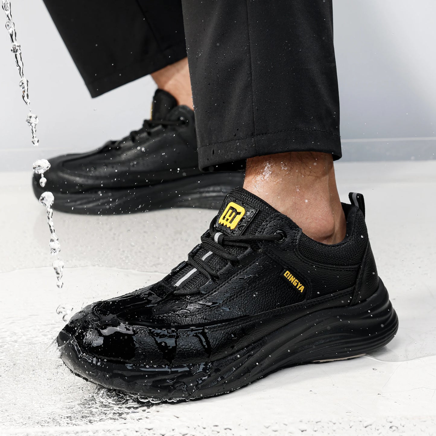 GUYISA Breathable Chef Shoes Mesh Knit Upper Kitchen Work Sneakers Men Women