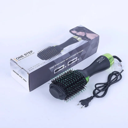 Multi Hair Styler Negative Ion Hot Air Brush Diffuser Women Brush Detachable 2in1 Hair Blow Dryer Brush