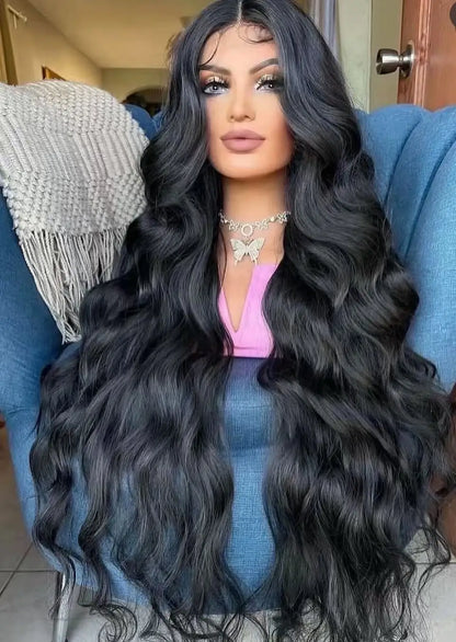 Raw Indian Hair HD Lace Closure Wig Virgin Cuticle Aligned 100% Glueless Full Lace Human Hair Swiss Frontal Wig for Black Women