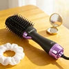 Smooth Frizz Hot Air Straightener Oval Titanium Barrel  Ionic Hairdryer and Styler Volumizer Hair Dryer Brush Blow Dryer Brush