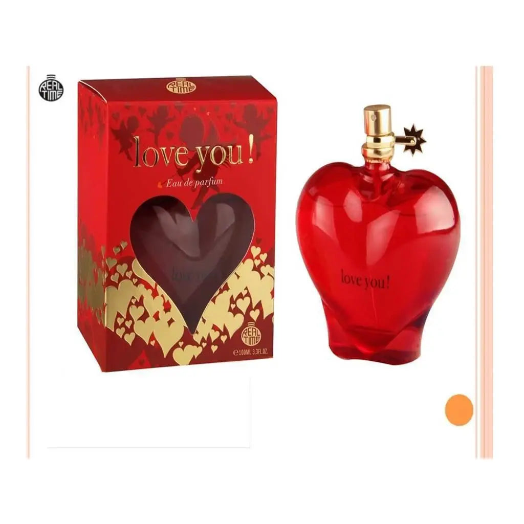 Real Time Love You Red EDP Perfume for Women 100ml - Vibrant feminine fragrance
