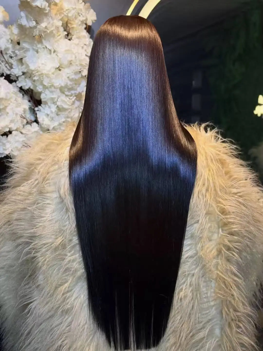 Raw Indian Hair HD Lace Closure Wig Virgin Cuticle Aligned 100% Glueless Full Lace Human Hair Swiss Frontal Wig for Black Women