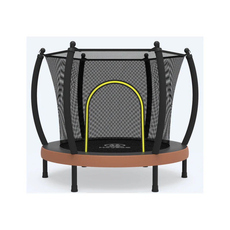 Zoshine CE Certified 60'' Steel Frame Kids Trampoline with Safety Net for Girl Indoor Outdoor Use