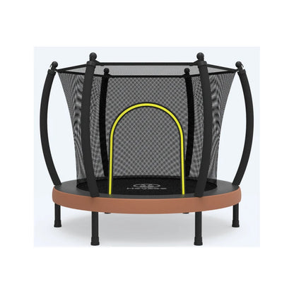 Zoshine CE Certified 60'' Steel Frame Kids Trampoline with Safety Net for Girl Indoor Outdoor Use