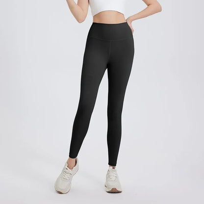 Sports Leggings High Waist Soft Naked Feeling Yoga Pants Women Sportwear Elastic Quick Dry Breathable