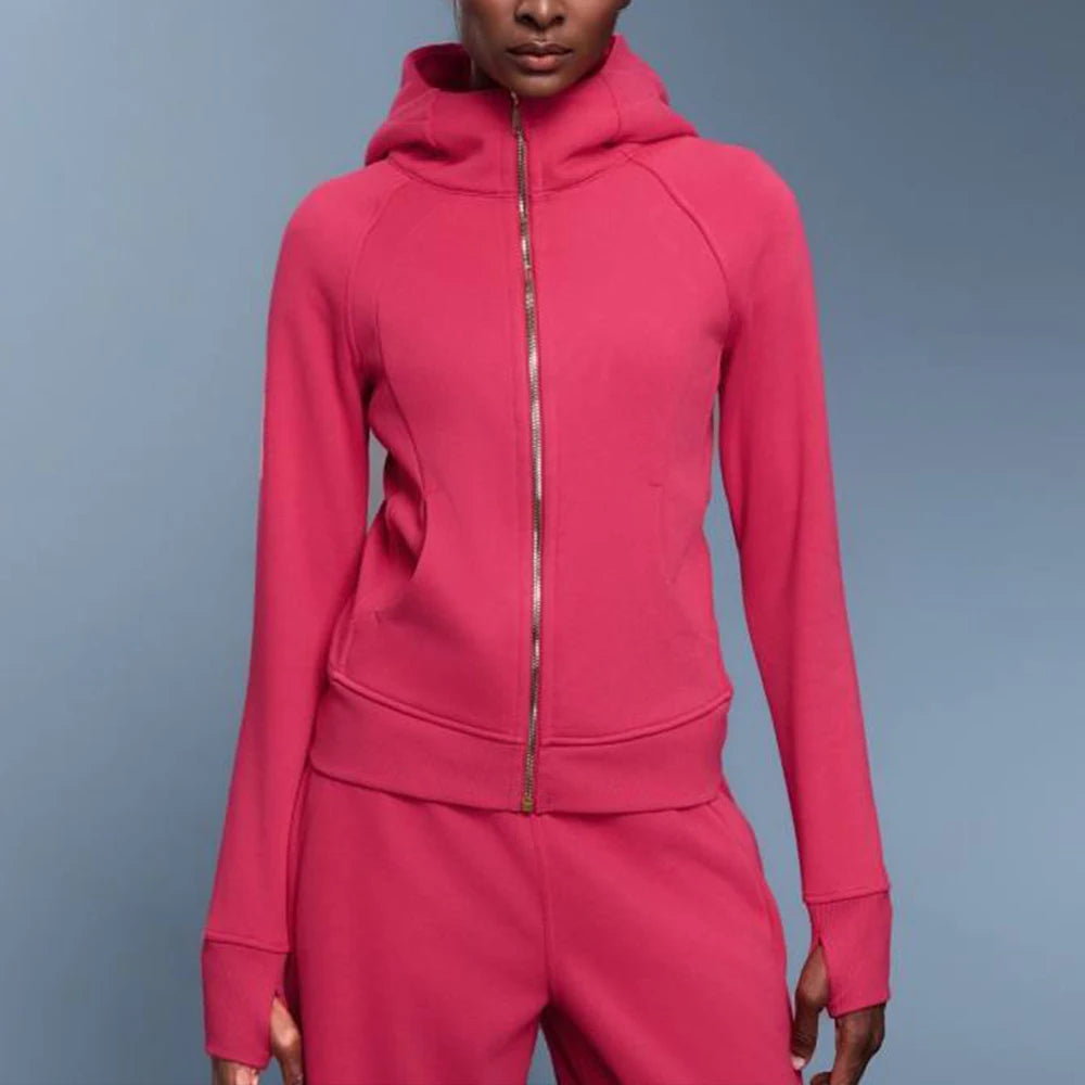 USA Warehouse High Quality Heavy weight Slim Sweatshirt Tech Fleece Athleisure Hoodies Women Hoodie Tracksuit