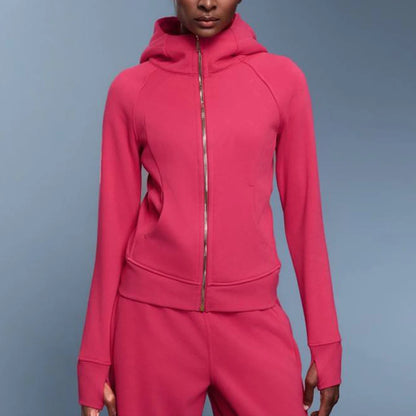 USA Warehouse High Quality Heavy weight Slim Sweatshirt Tech Fleece Athleisure Hoodies Women Hoodie Tracksuit