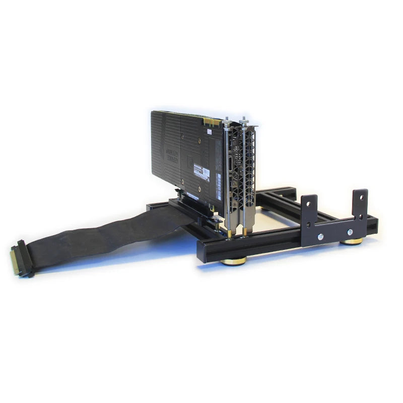 Graphics card holder DIY external graphics card base with power base for ATX  PSU aluminum Fixed bracket for graphics card dock