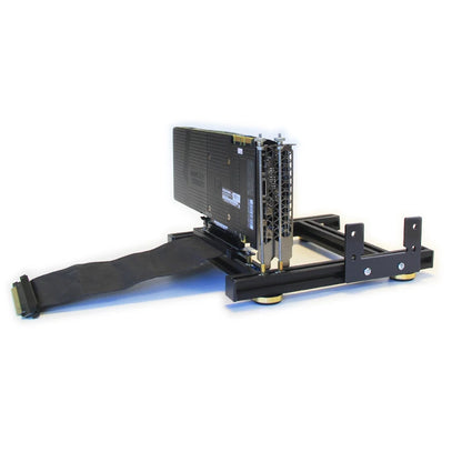 Graphics card holder DIY external graphics card base with power base for ATX  PSU aluminum Fixed bracket for graphics card dock