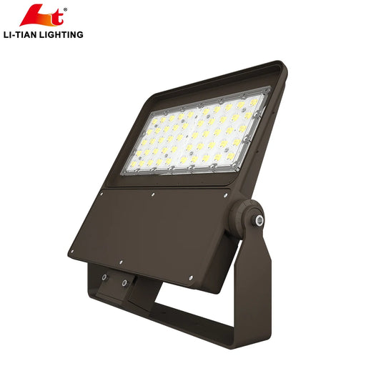 200W Outdoor LED Flood Light High-Efficiency Parking Lot Lighting Fixture with 150lm/w Area Flood Light