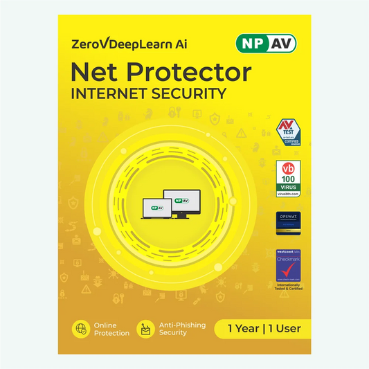 Net Protector Internet Security 2026 1 User 1 Year Secure Browsing Software with Ai Powered Protection Safe Banking Shopping