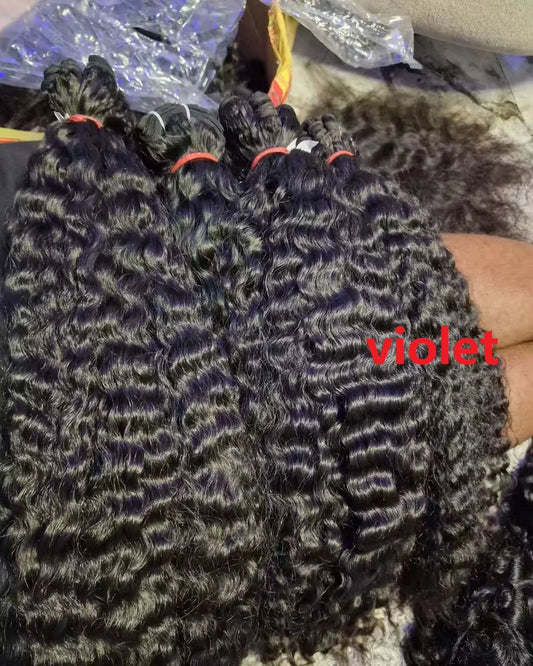 Hot Selling Virgin Human Hair Brazilian Deep Wave Wholesale Hair Bundle Cut Girl Virgin Human Bundle Hair