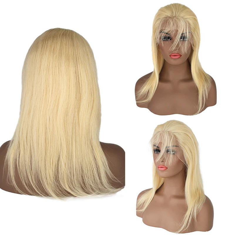 Long Length hd 13*4 Straight Lace Wig 100% Unprocessed Human Hair for Black Women