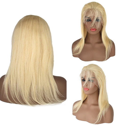 Long Length hd 13*4 Straight Lace Wig 100% Unprocessed Human Hair for Black Women