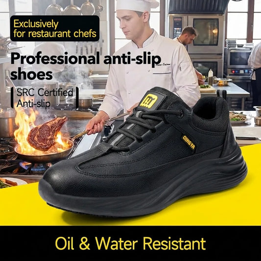 GUYISA Breathable Chef Shoes Mesh Knit Upper Kitchen Work Sneakers Men Women
