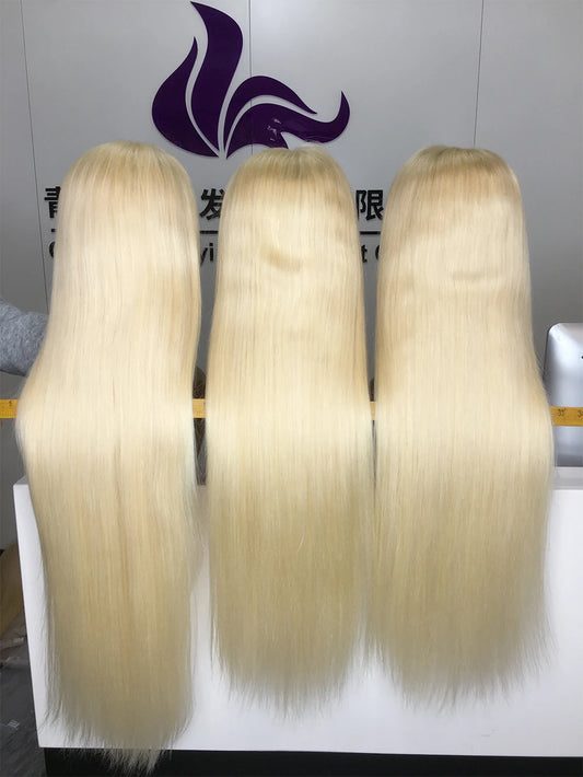 Long Length hd 13*4 Straight Lace Wig 100% Unprocessed Human Hair for Black Women