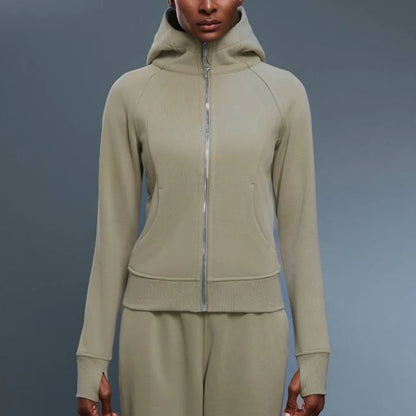 USA Warehouse High Quality Heavy weight Slim Sweatshirt Tech Fleece Athleisure Hoodies Women Hoodie Tracksuit