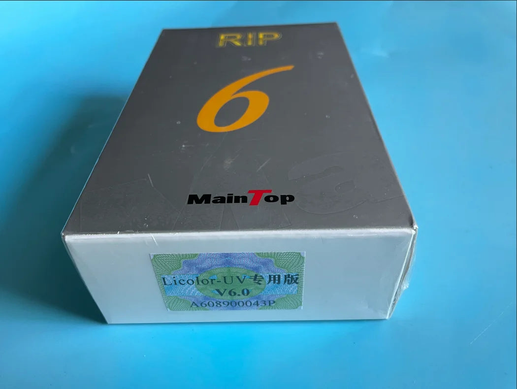 New Maintop Rip Software 6.0 CMYK+W for I3200/4720/5113/DX5/DX7/Xp600/TX800 Printhead Xuli/Allwin/Licolor Inkjet Printer