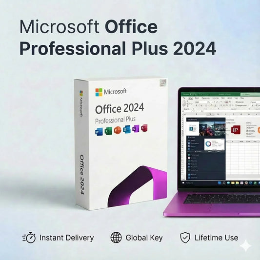 New Version Office 2024 Professional Plus Phone Key License Global Online Activation Lifetime Use 100% Activation
