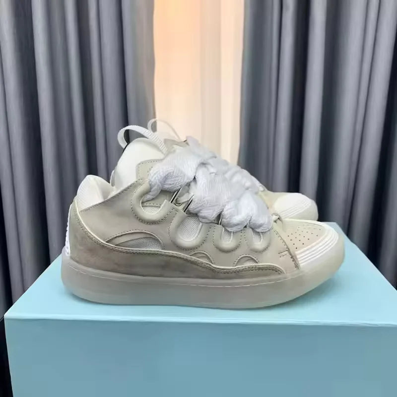 High Quality Unisex Chunky Sneakers Casual LAN Designer Walking Style Shoes vins Luxury Shoes Men and Women