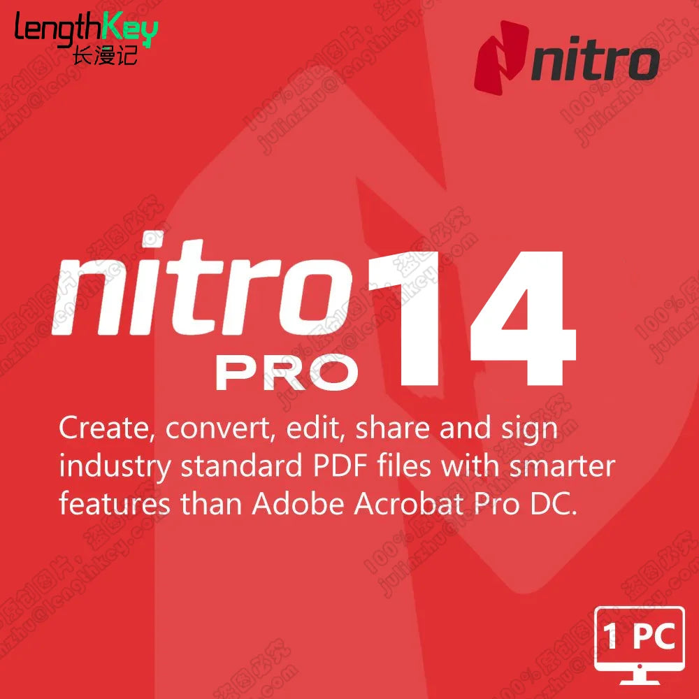 24/7 Delivery Nitro PDF Pro 14 Genuine Original Global Lifetime Edited PDF Card with full guarantee and warranty