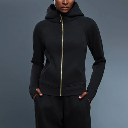 USA Warehouse High Quality Heavy weight Slim Sweatshirt Tech Fleece Athleisure Hoodies Women Hoodie Tracksuit