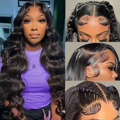 180 Density Lace Front Human Hair Wigs for Women 13x4 HD Lace Frontal Wig 20 44 Inch Body Wave Lace Front Wig Brazilian Hair Wig