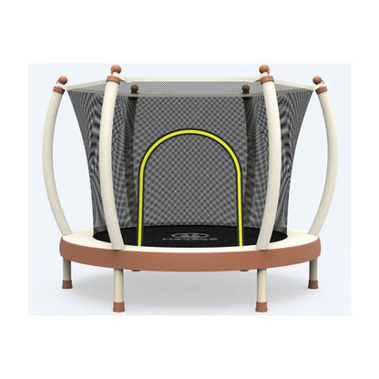 Zoshine CE Certified 60'' Steel Frame Kids Trampoline with Safety Net for Girl Indoor Outdoor Use