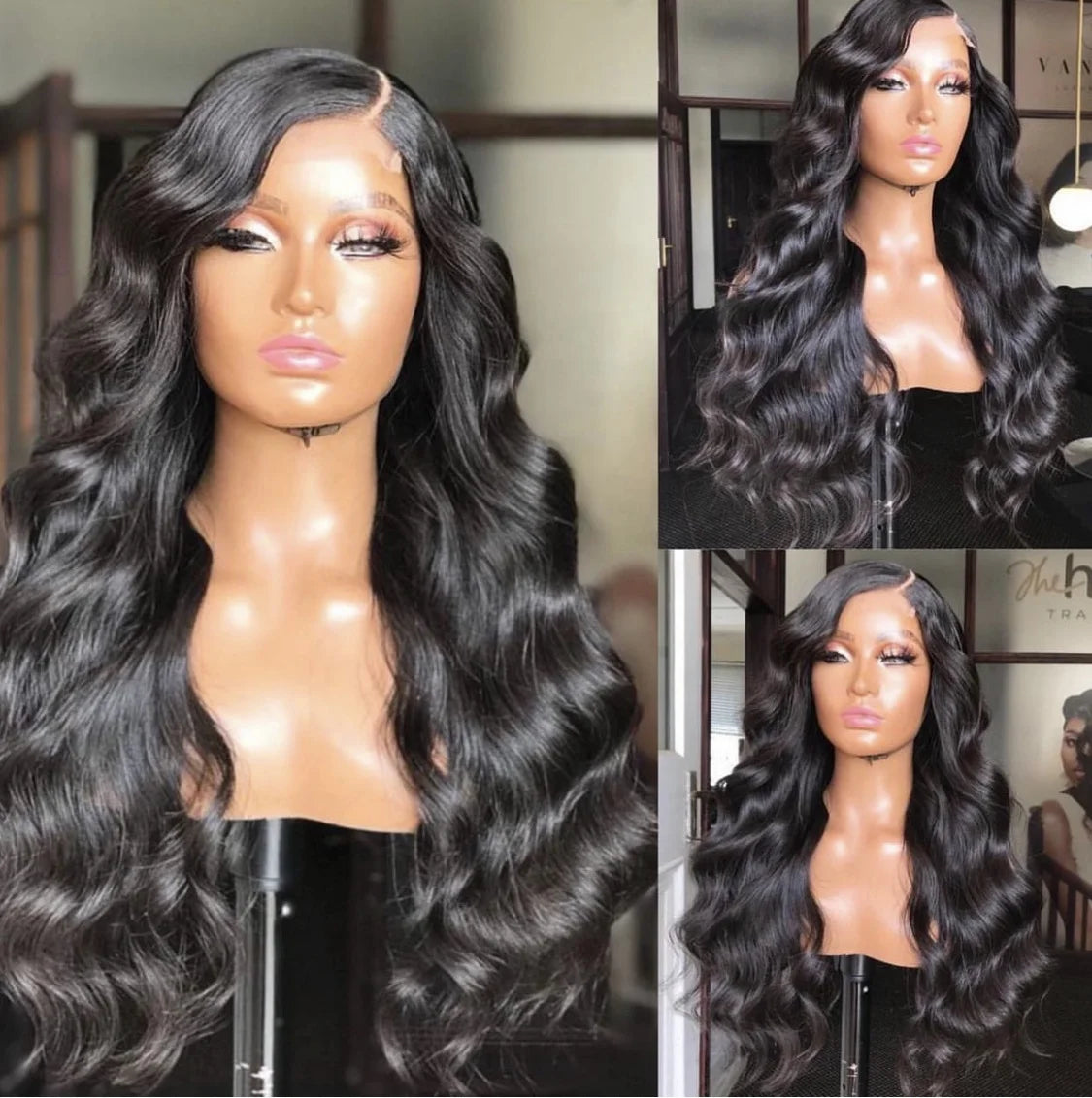 Top Quality Straight 13x4 13x6 HD Lace Front Wigs Brazilian Human Hair Lace Frontal Wigs Wholesale Vendors for Black Women