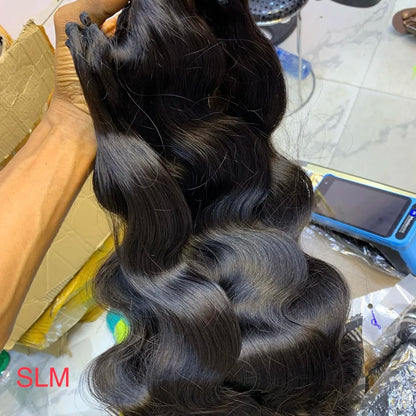 One Donor Raw Indian Wave Curl Bundle Cambodian Hair Weaves Burmese Curly Raw Human Hair Extensions for Black Women