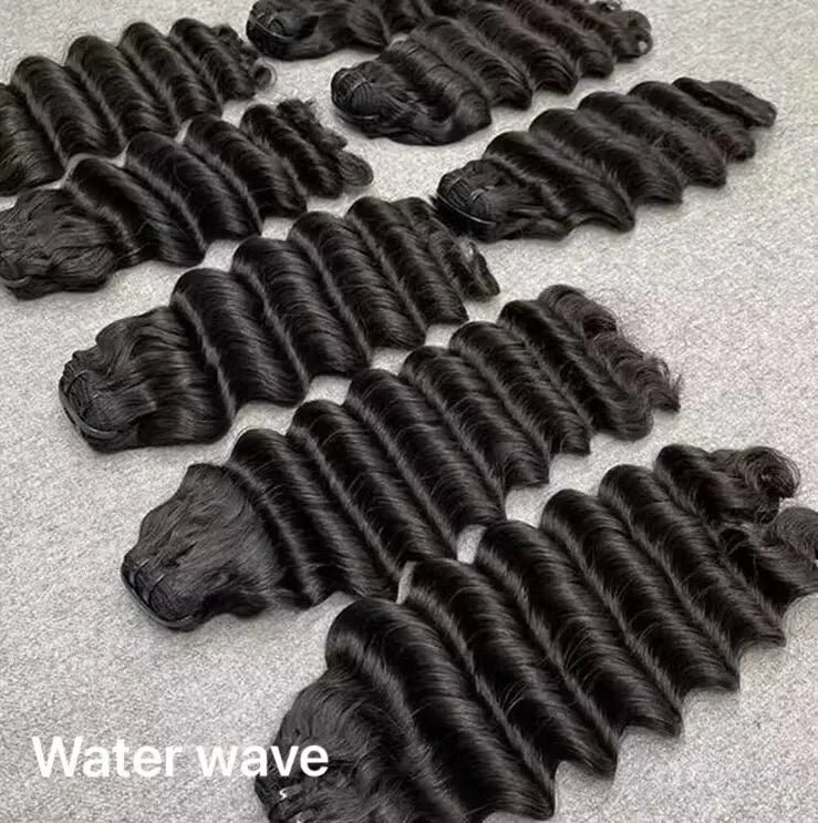 Hot Selling Virgin Human Hair Brazilian Deep Wave Wholesale Hair Bundle Cut Girl Virgin Human Bundle Hair