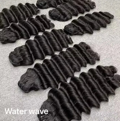 Hot Selling Virgin Human Hair Brazilian Deep Wave Wholesale Hair Bundle Cut Girl Virgin Human Bundle Hair