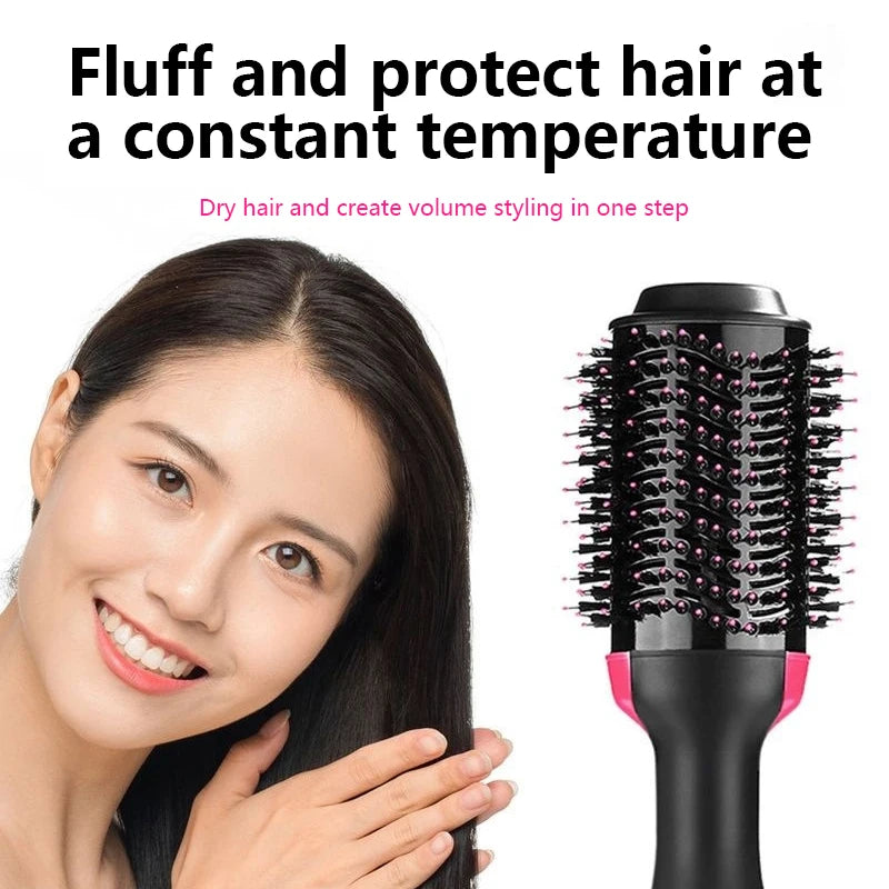 Factory Sale 4 in 1 Salon Ionic Hair Styling Tools  Straightener Blow Dryer One Step Dryer & Volumizing Hot Air Brush