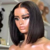 Straight Human Hair Wigs Human Hair 13X4 Lace Front Wig Human Hair 4X4 Lace Frontal Wigs for Women Pre Plucked Short Bob Wig