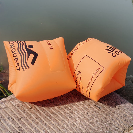 Adult inflatable arm children large water sleeve double airbag set arm children universal learning swimming aids