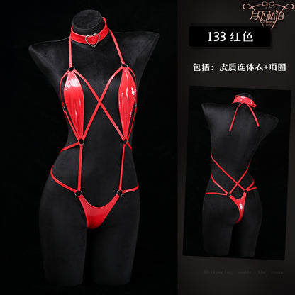 The month whispers sexy underwear dead water conjoined fishing system binding suit open crotch fun wholesale 133