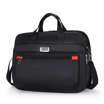 Manufacturer Wholesale Men's Large-Capacity Briefcase Business Trip Laptop Bag Portable Travel Bag Wear-Resistant Business Bag