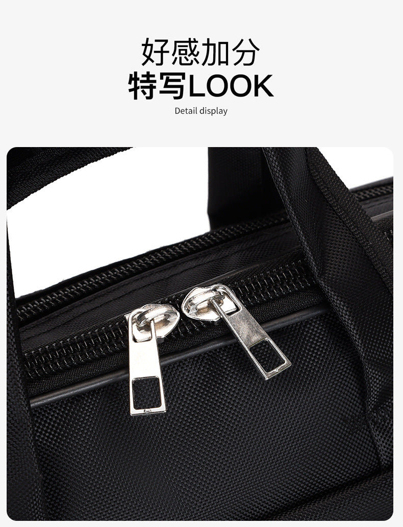 Manufacturer Wholesale Men's Large-Capacity Briefcase Business Trip Laptop Bag Portable Travel Bag Wear-Resistant Business Bag