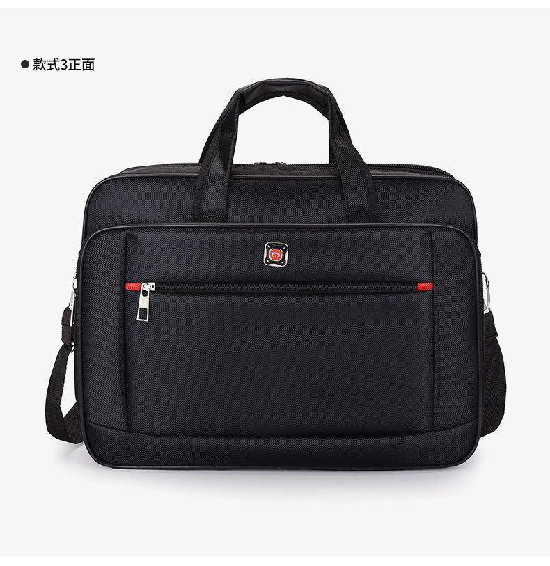 Manufacturer Wholesale Men's Large-Capacity Briefcase Business Trip Laptop Bag Portable Travel Bag Wear-Resistant Business Bag