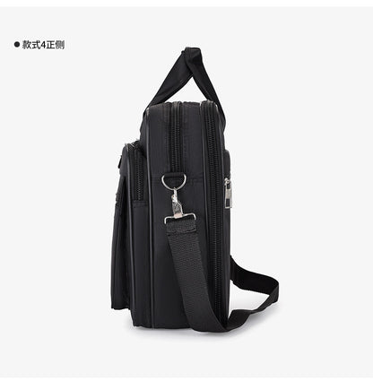 Manufacturer Wholesale Men's Large-Capacity Briefcase Business Trip Laptop Bag Portable Travel Bag Wear-Resistant Business Bag