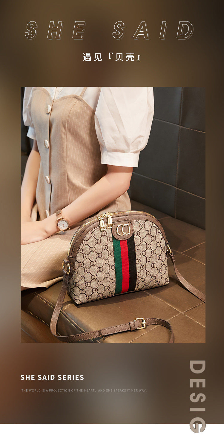 Shell Bag for Women 2026 New Style Bag Spring and Summer Fashion High-End Color Ribbon Single Shoulder Crossbody Small Bag