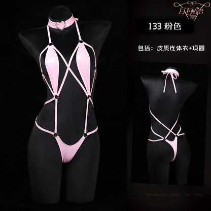 The month whispers sexy underwear dead water conjoined fishing system binding suit open crotch fun wholesale 133