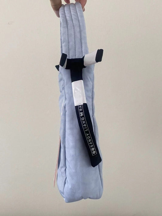 American niche design Baggu Mini Bow handbag underarm bag fashion trendy sky blue all-match women's bag