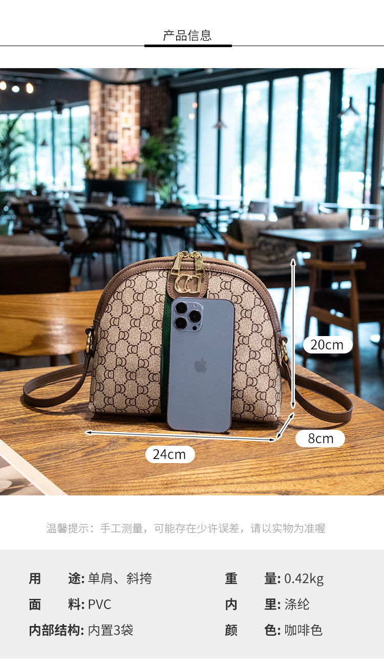 Shell Bag for Women 2026 New Style Bag Spring and Summer Fashion High-End Color Ribbon Single Shoulder Crossbody Small Bag