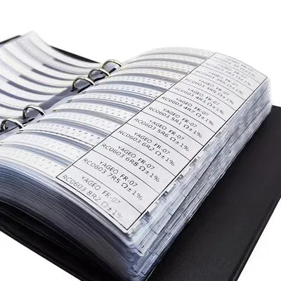 Capacitors Kit SMD Capacitor Sample Book 0201 0402 0603 0805 1206 Chip Assortment Pack 80/90/92values 25 50 pcs