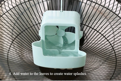 Hot Weather Fan Cooler Add Ice Cool Floor Fans Blow Cold Wind Household Hanging Ice Cooling Device Summer Small Air Conditioner