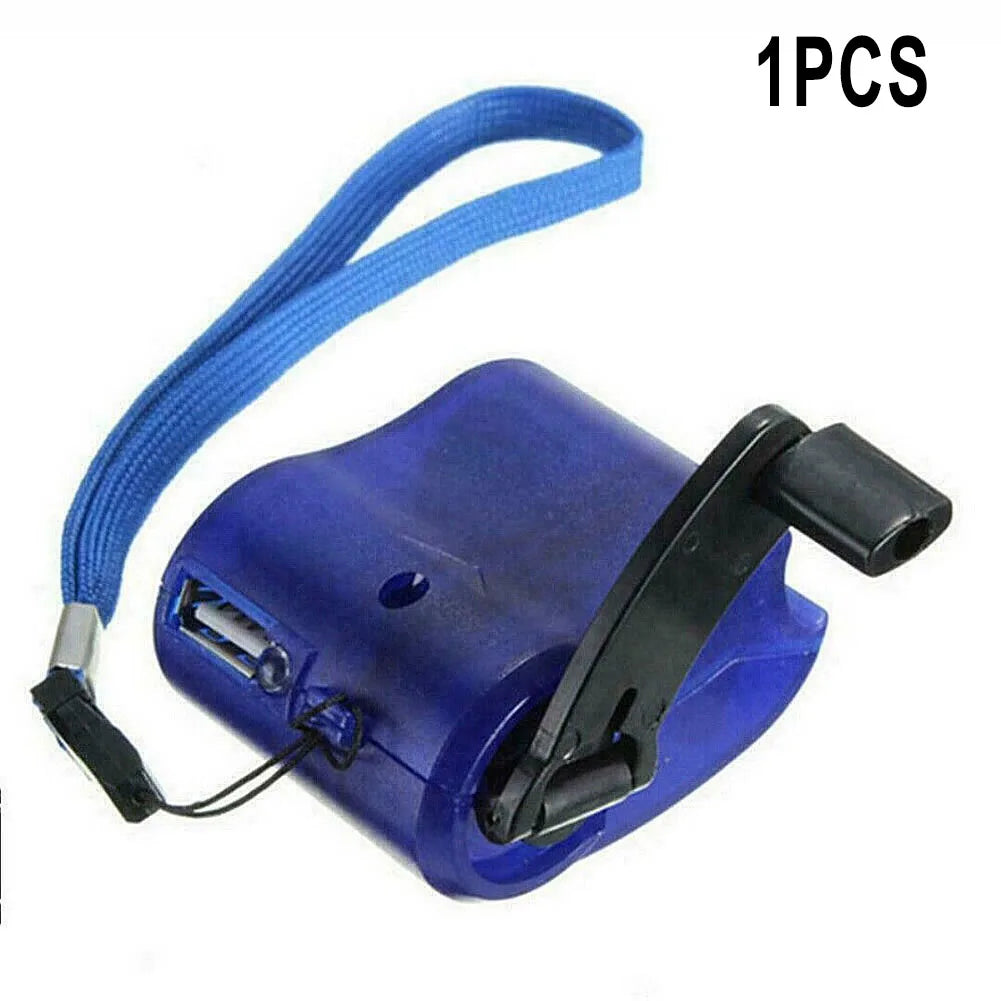 5.5V Hand Crank Phone Charger (USB Cable Not Included)Generator Manual Dynamo Mobile Charge Electric Equipment Parts Tools