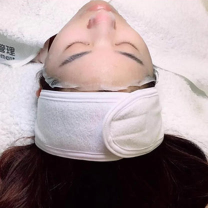 Fashion Women Wide Hairband Adjustable Makeup Wash Face Toweling Hair Wrap Headbands Face Washing Yoga Hair Make Up Accessories