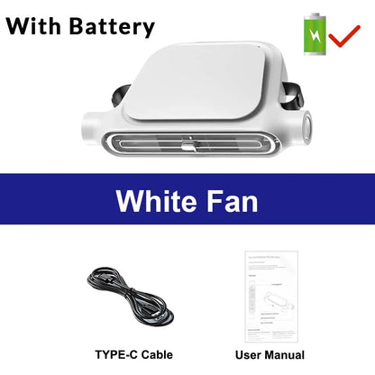 Car Backseat Cooling Fan Wide-angle Airflow High Air Volume Car Cooler USB Powered Summer Essential AirCirculator Fast Delivery